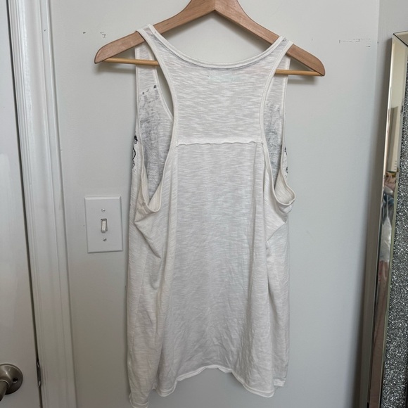 White and Black Patterned Women's Top XL fairy grunge whimsygoth glam - Picture 5 of 5